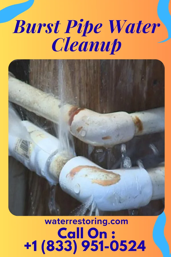 Burst Pipe Water Cleanup in North Miami, OK